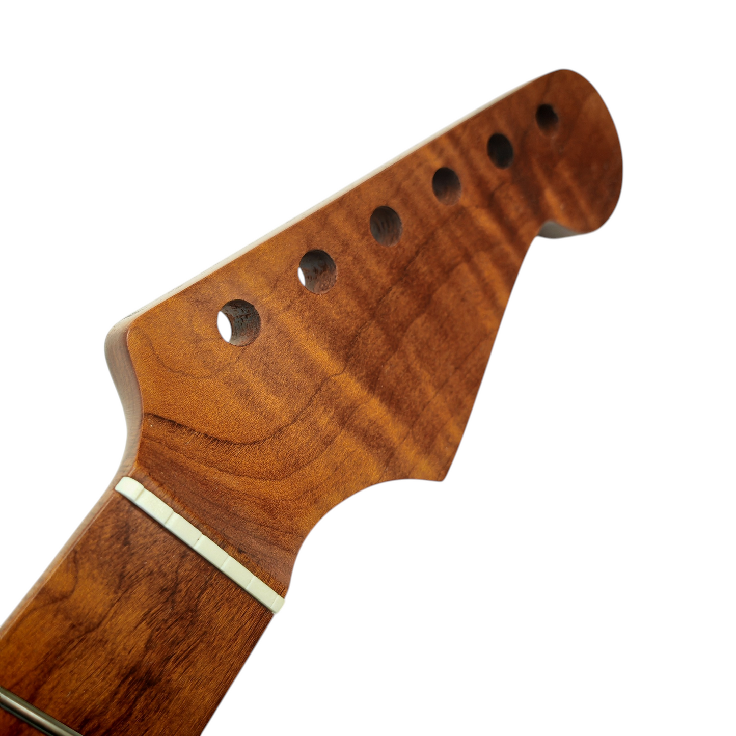 S-Style neck one piece Roasted maple with maple fretboard (Nitro Satin) - round end frets