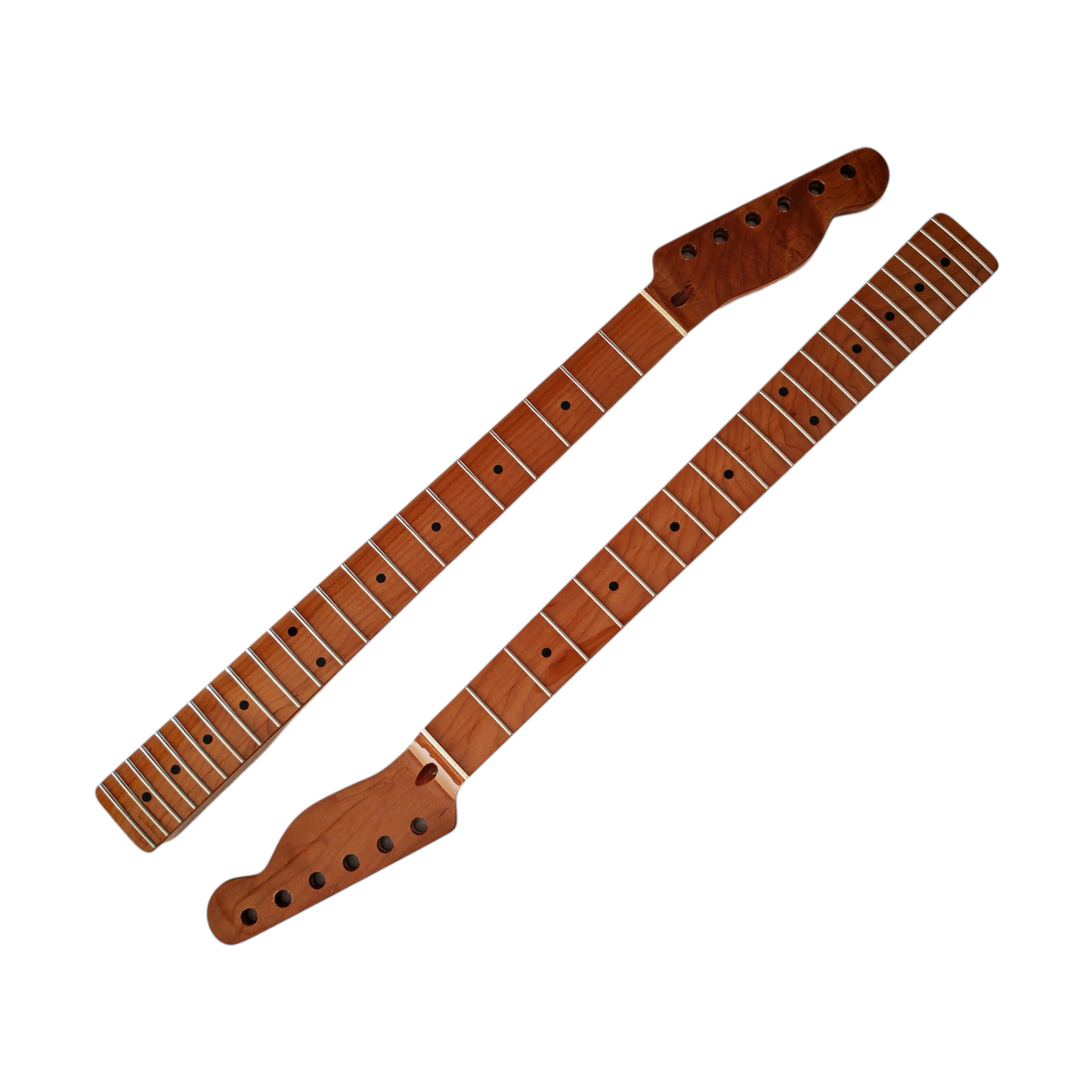 T-Style neck Roasted maple with maple fretboard (Gloss) - round end frets