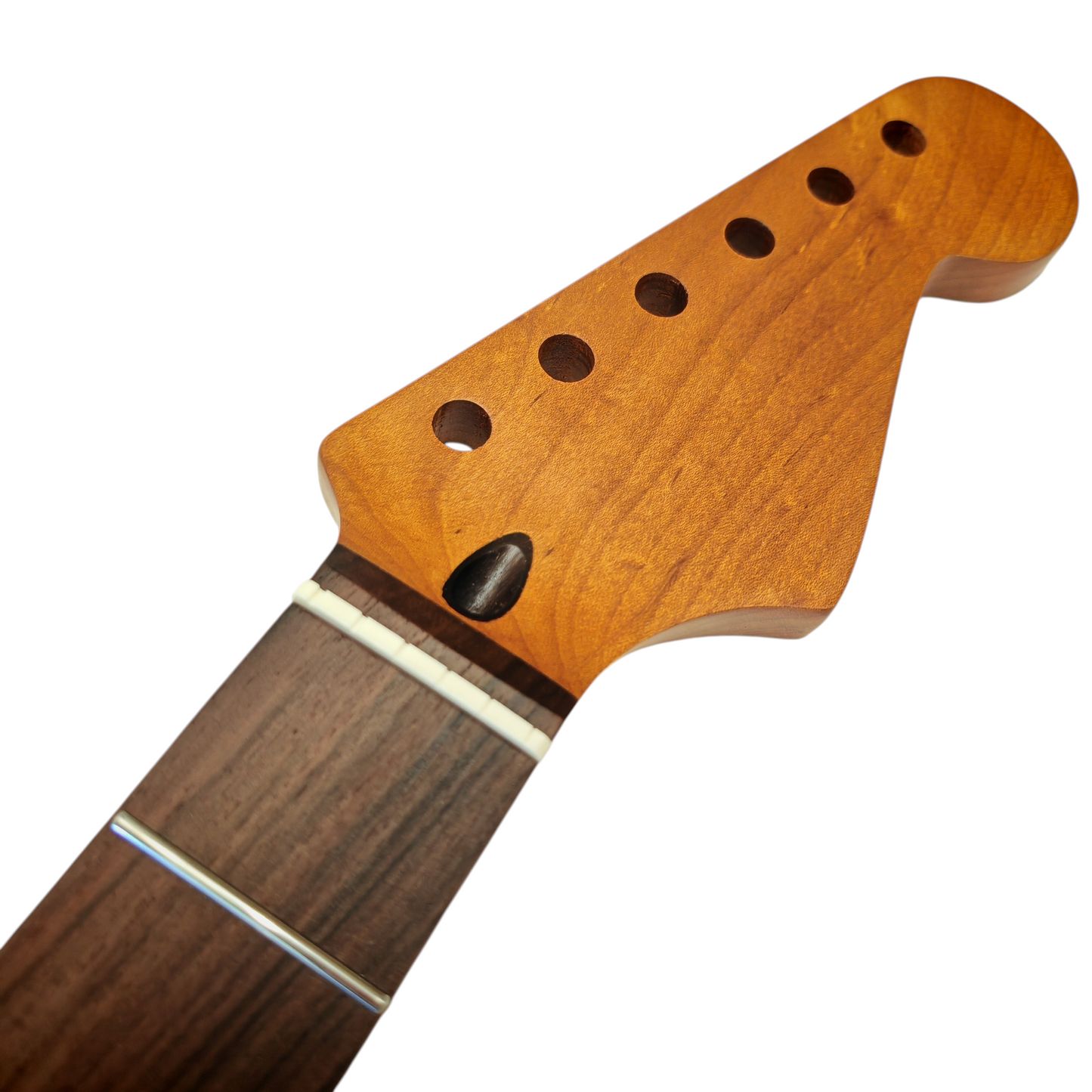 S-Style neck Roasted maple with rosewood fretboard (Nitro Satin) - round end frets