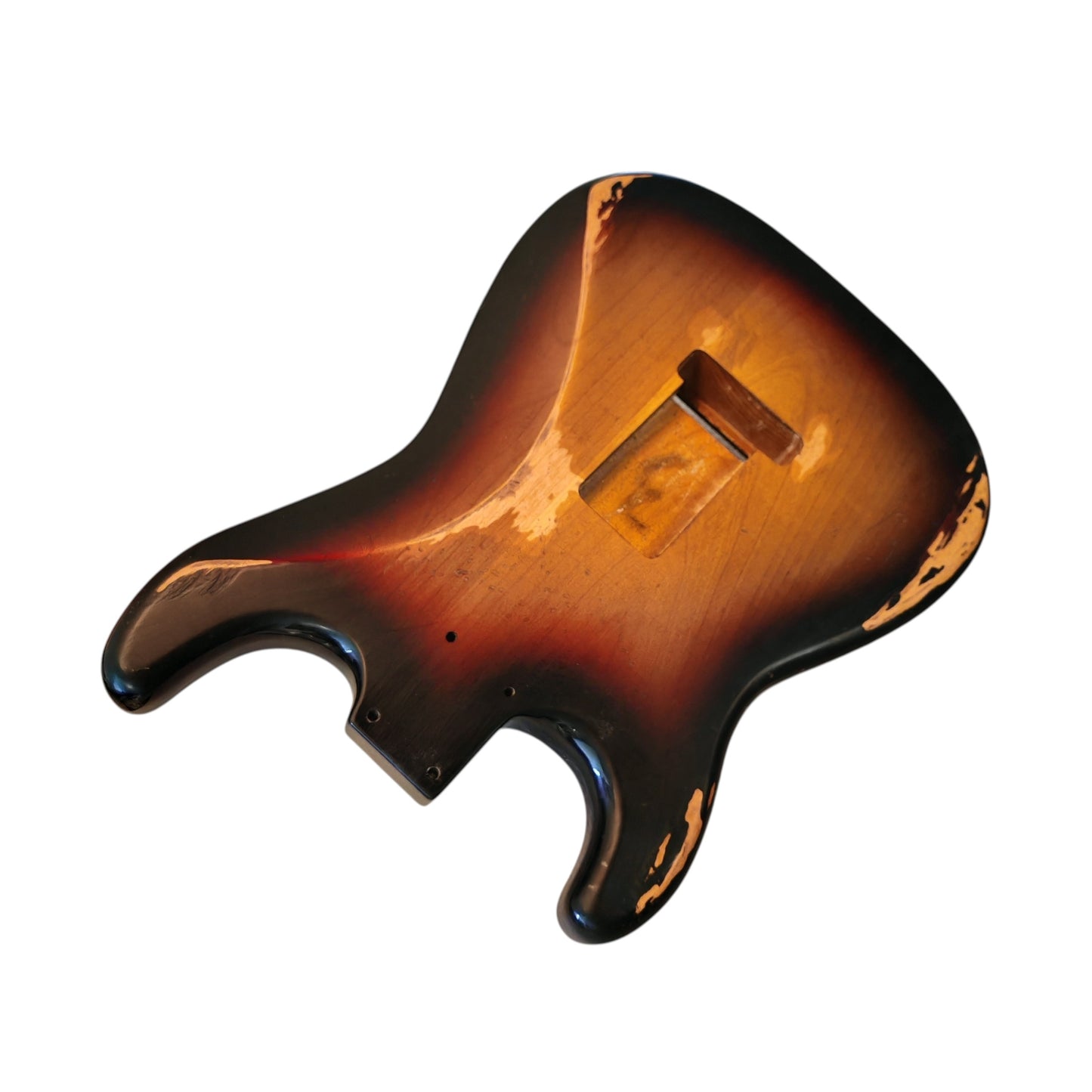 Relic NITRO three tone sunburst Gloss Alder S-Style guitar body