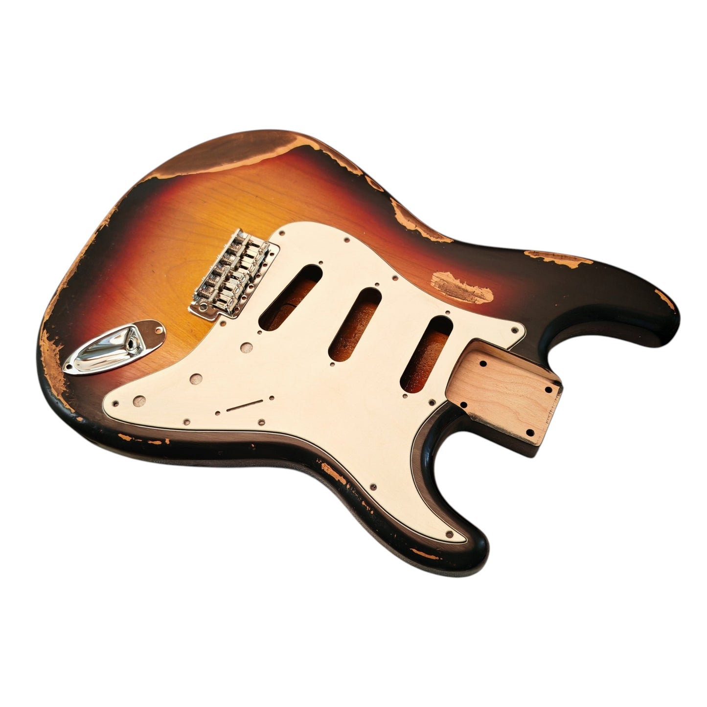 Relic NITRO three tone sunburst Gloss Alder S-Style guitar body