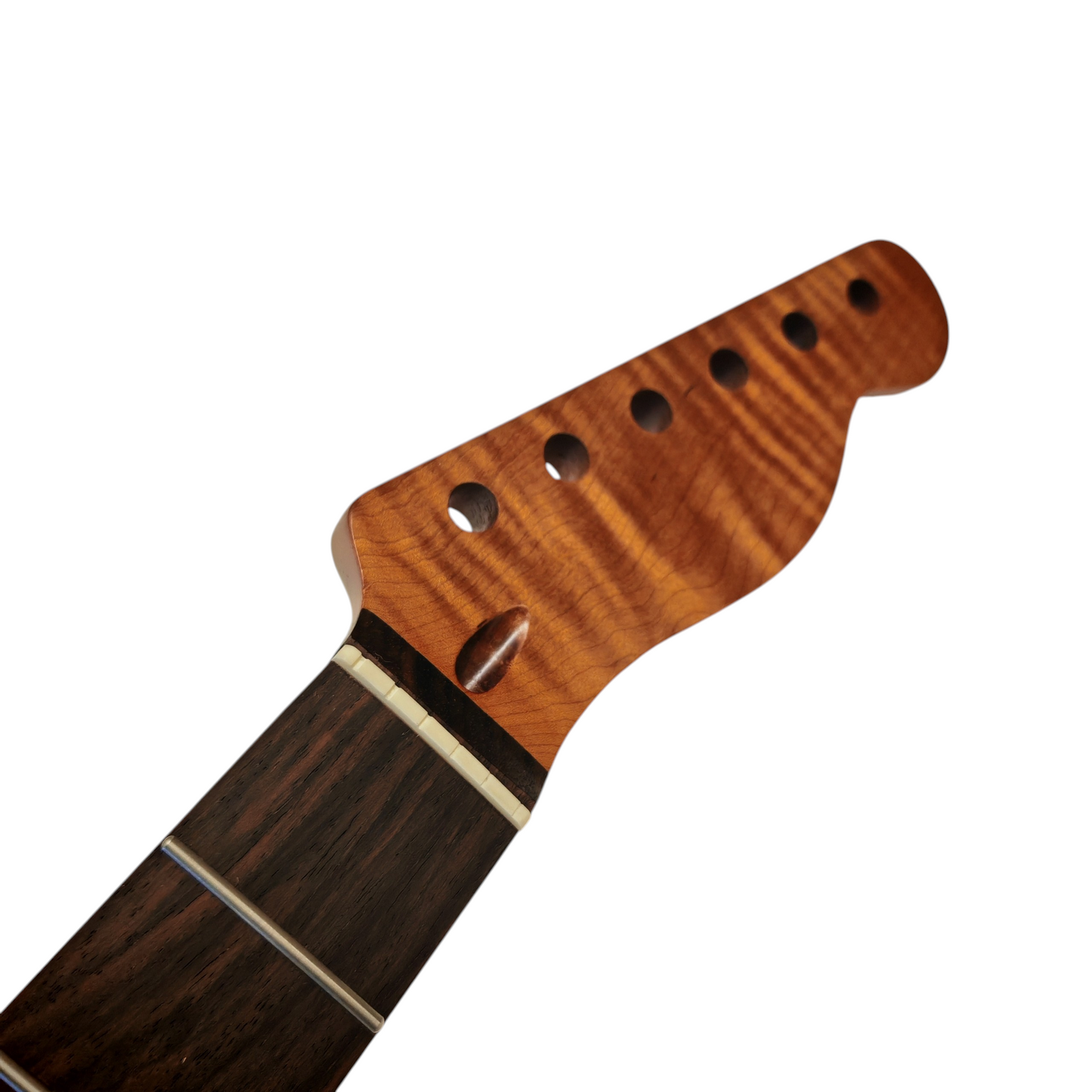 T-Style neck Roasted maple with rosewood fretboard (Nitro Satin) - flame and round end frets