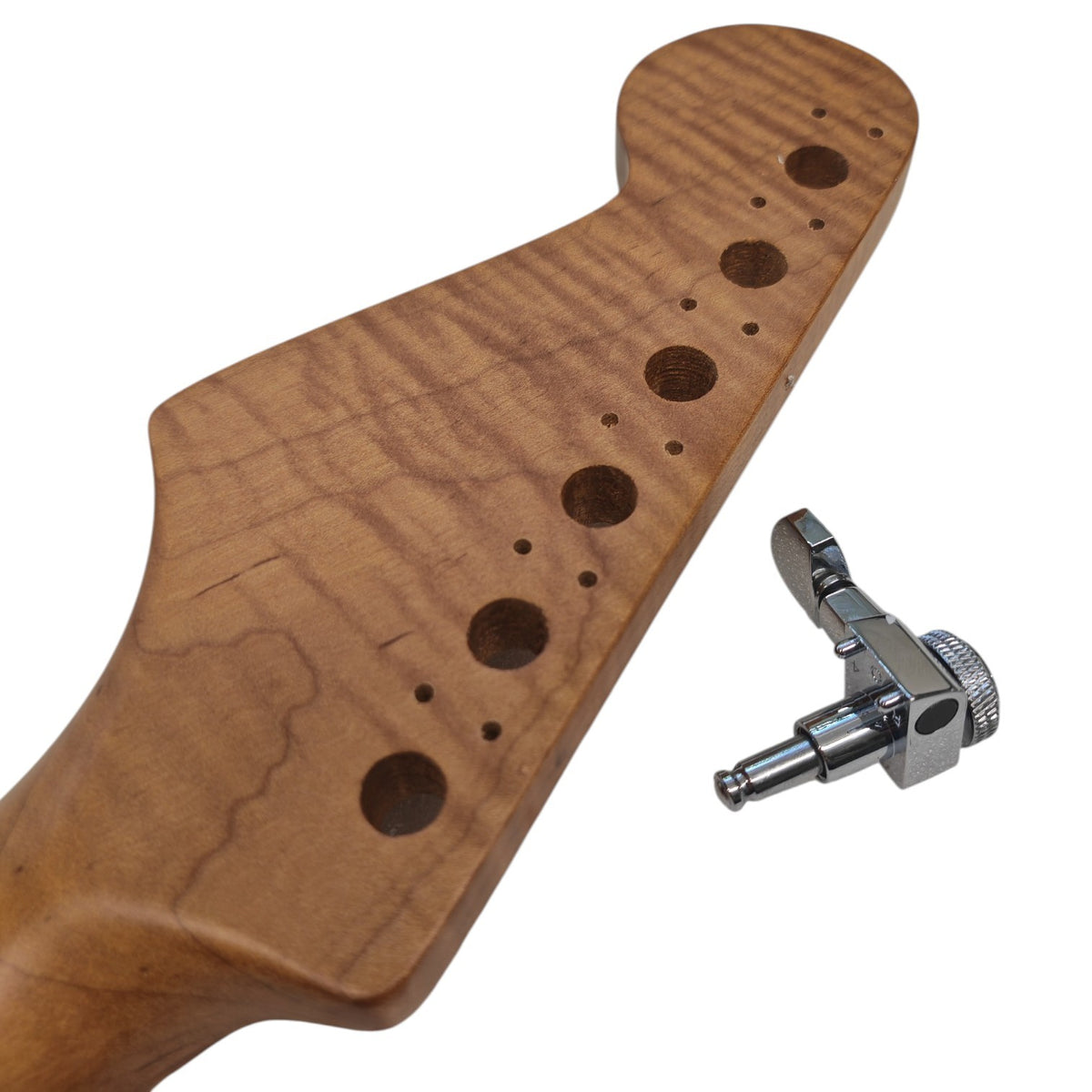 Tuner Pin Drilling Template – 10 mm Holes, 2-Pin Tuners (6 in Line)