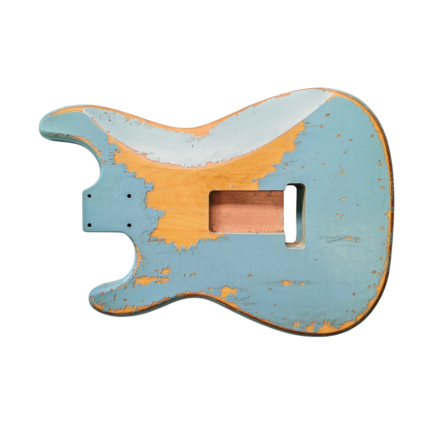 NITRO Heavy Relic Sonic Blue Alder S-Style guitar body