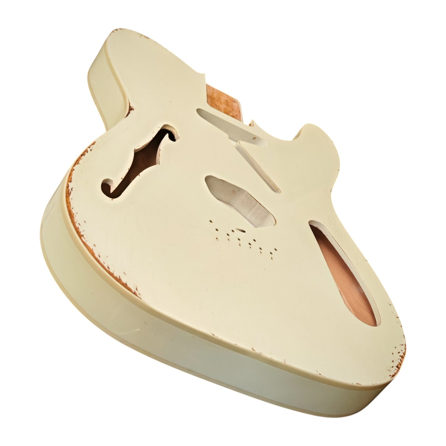 Relic Vintage White Nitro T-Style Thinline body