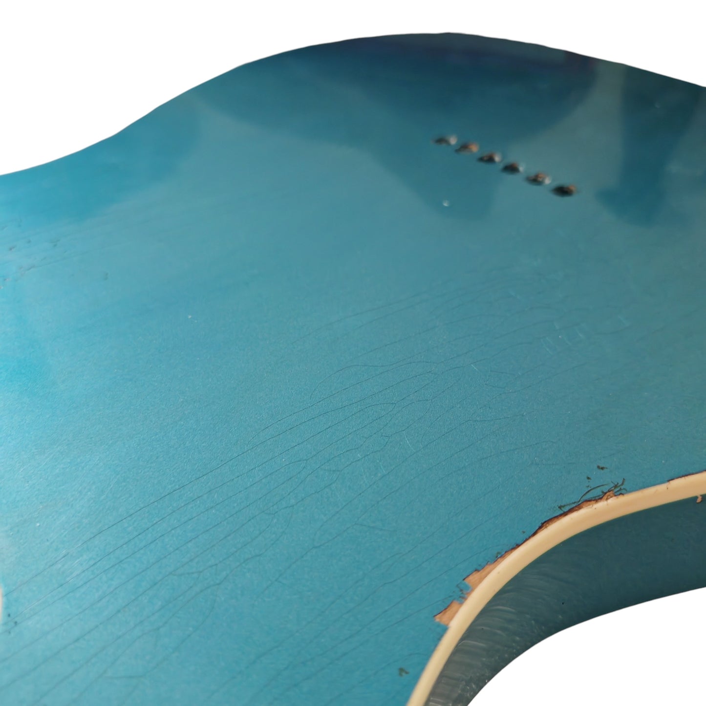 Ocean Turquoise Metallic Nitro T-Style Guitar Body