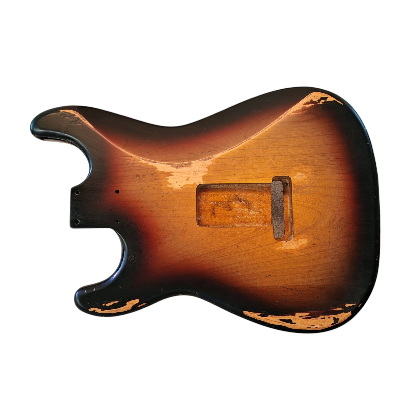 Relic NITRO three tone sunburst Gloss Alder S-Style guitar body