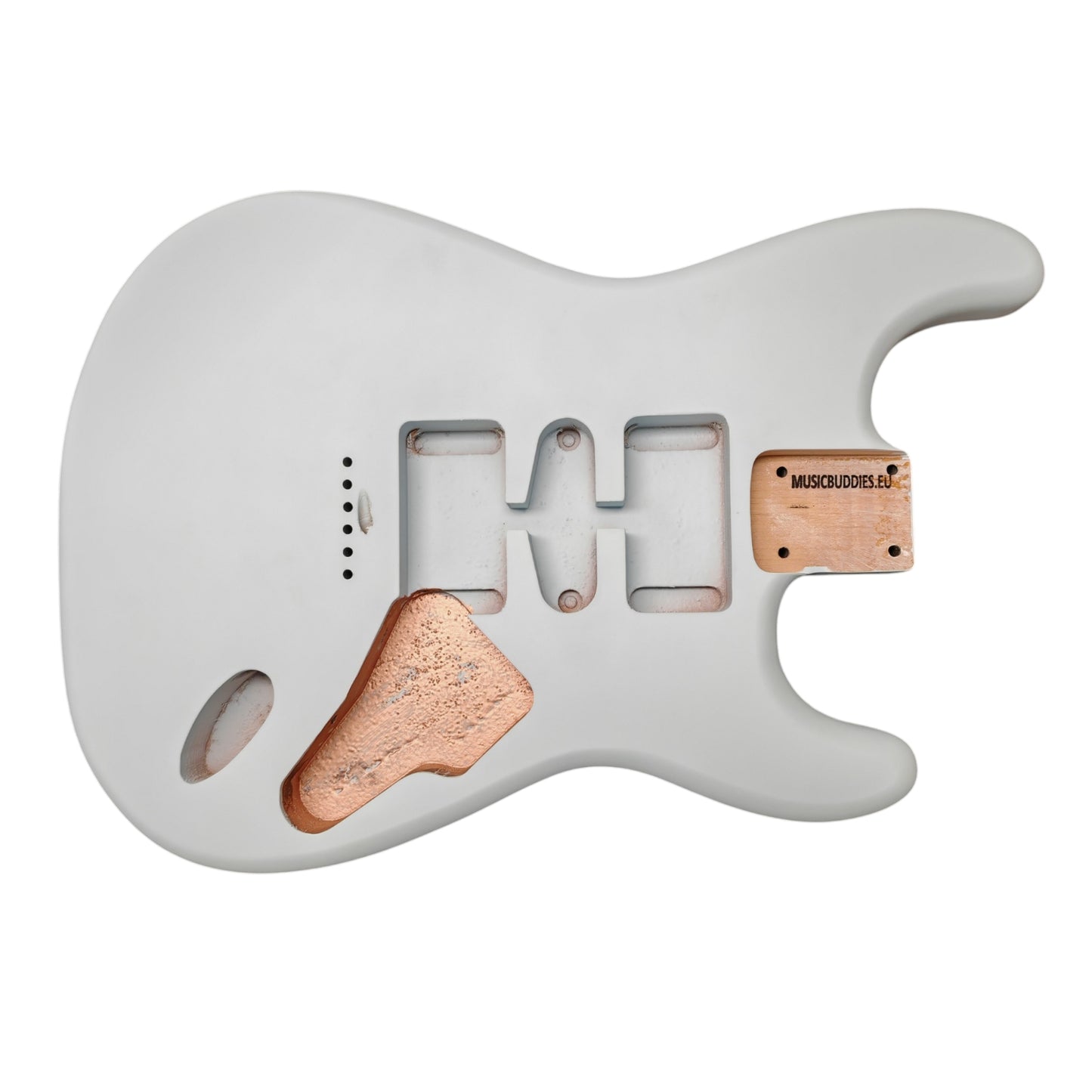 Sonic Blue Satin Nitro S-Style body Hardtail - HSH