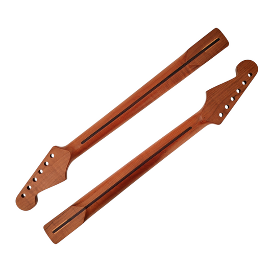 S-Style neck one piece Roasted maple with maple fretboard (Nitro Satin) - round end frets