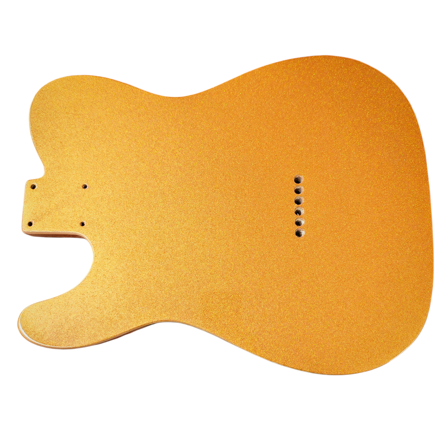 Gold Sparkle T-Style body - Double cream binding