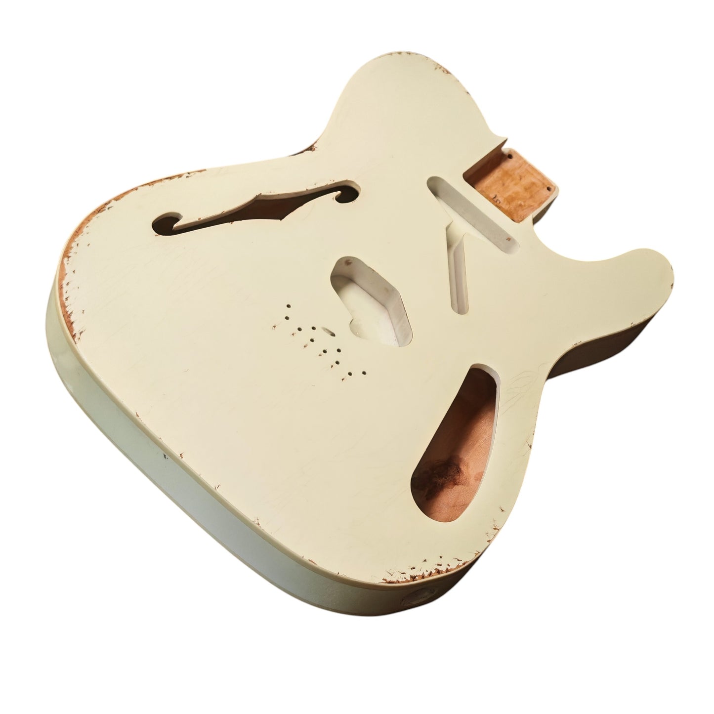 Relic Vintage White Nitro T-Style Thinline body