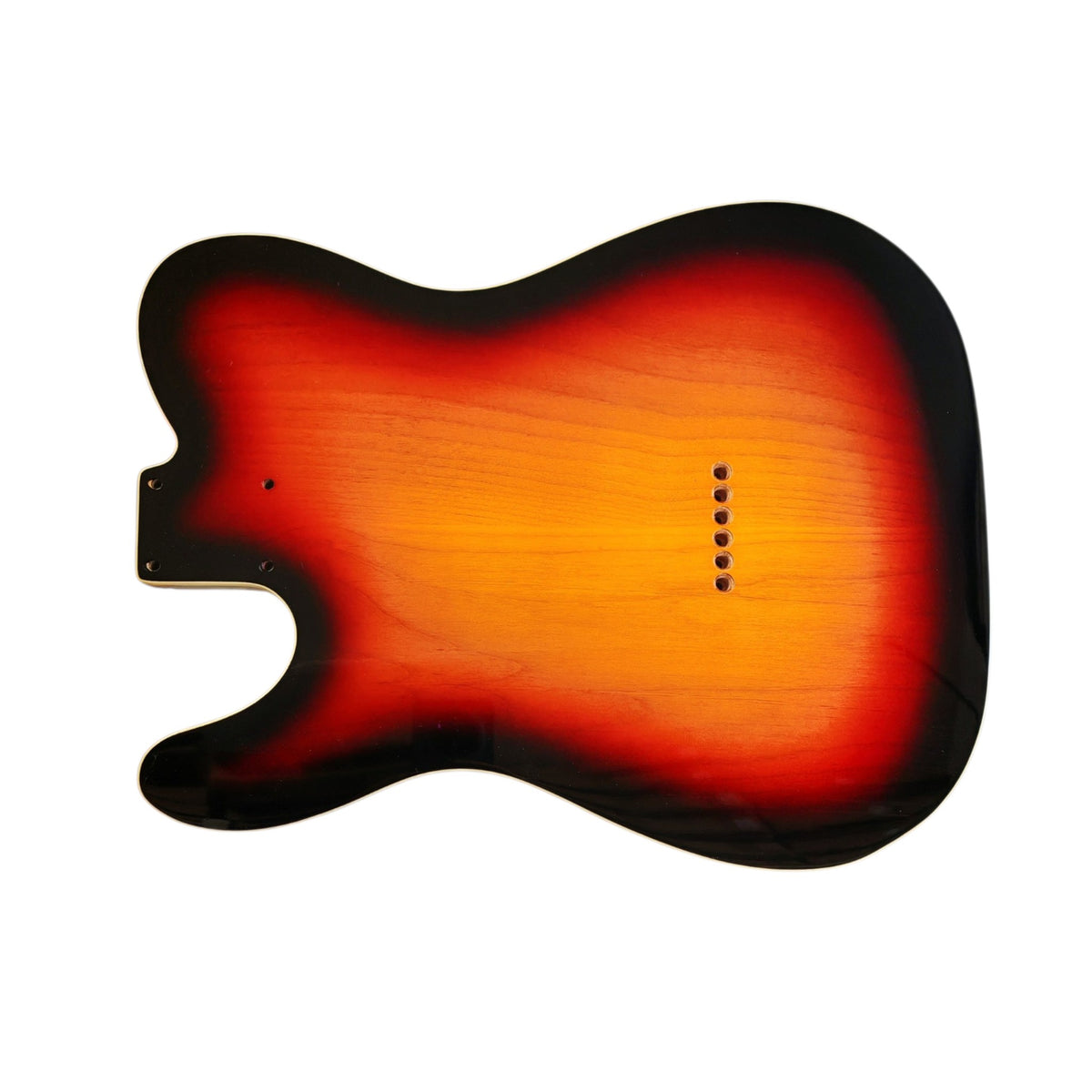 3-Tone Sunburst nitro T-Style body with binding – photo 3