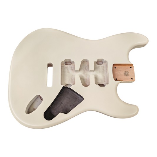 Vintage white (Satin) Nitro Stratocaster Body