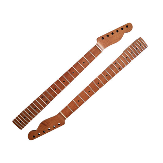 T-Style neck one piece Roasted maple with maple fretboard (Nitro Satin) - round end frets