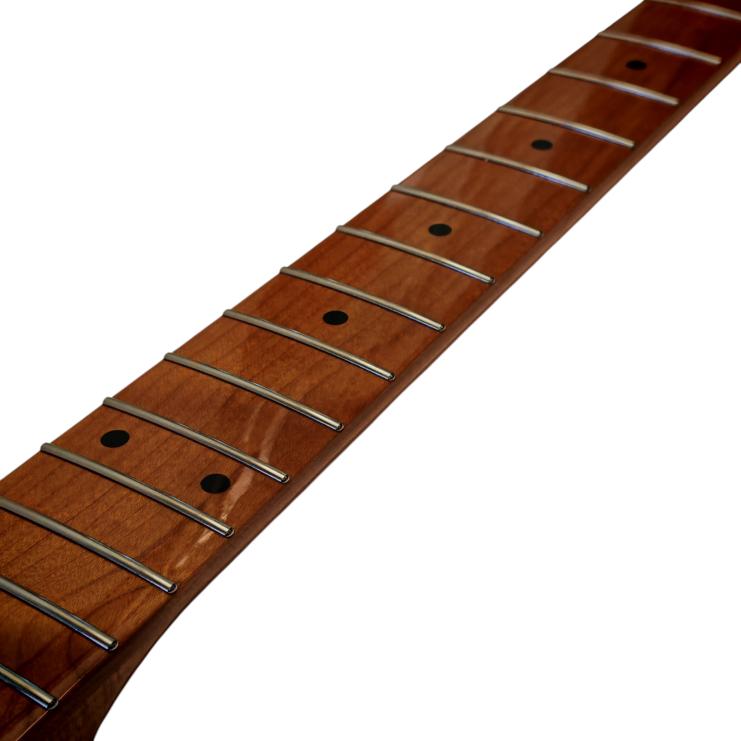 T-Style neck Roasted maple with maple fretboard (Gloss) - round end frets