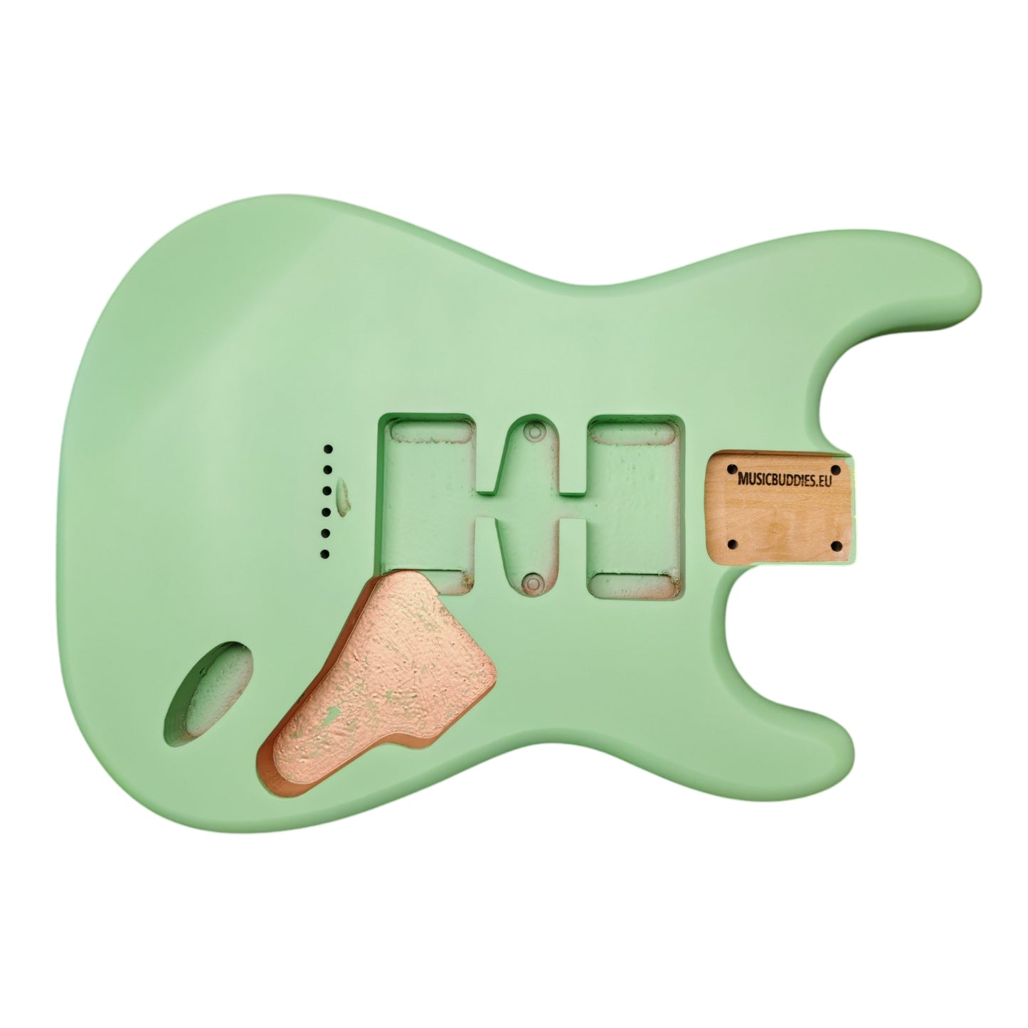 Surf Green Satin Nitro S-Style body Hardtail - HSH