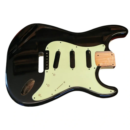 Black Nitro Stratocaster body