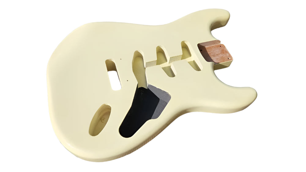 Vintage white Nitro Stratocaster body